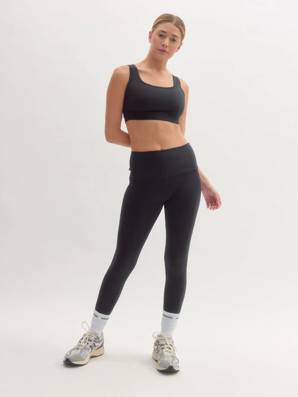Girlfriend Collective Foldover Leggings Sz S